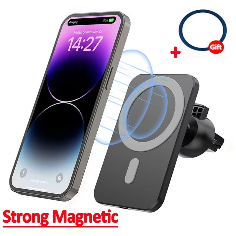 Magnetic Phone Holder For Car Vent - 마그네틱 무선 차량용 충전기 (MagSafe 아이폰