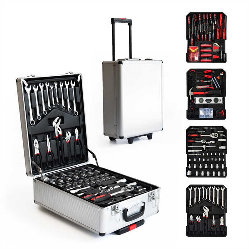 Auto Repair Tools - 186피스 알루미늄 케이스 트롤리 정비 자동차