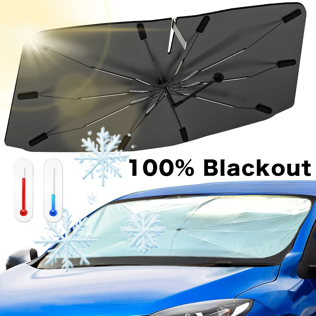 Car Sunshade Windshield Umbrella Foldable - 다목적 편리한 접이식 자동차 앞유리 차양막