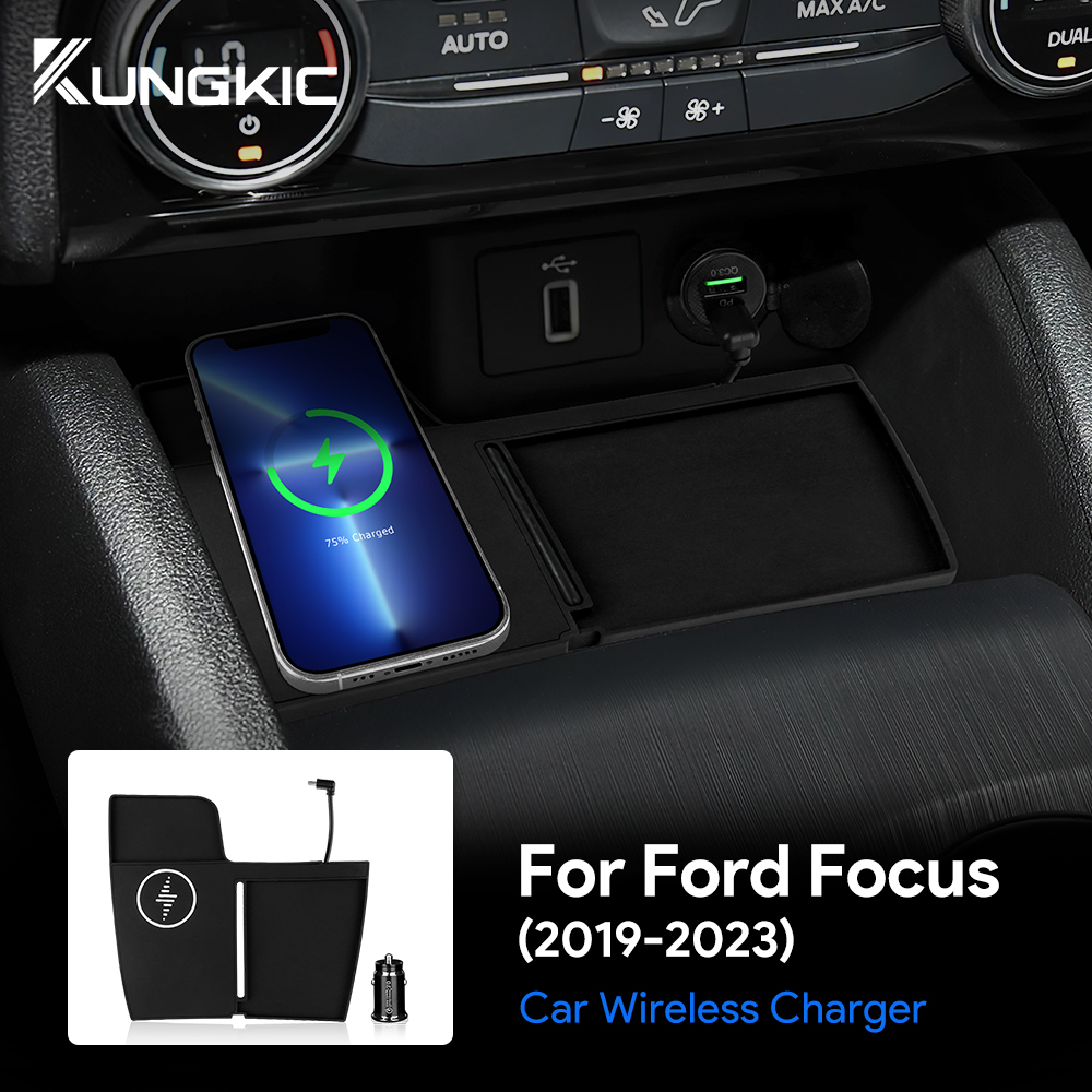 Wireless Car Charger Mount Fast Charging - 포드 포커스 2019 2020 2021 2022