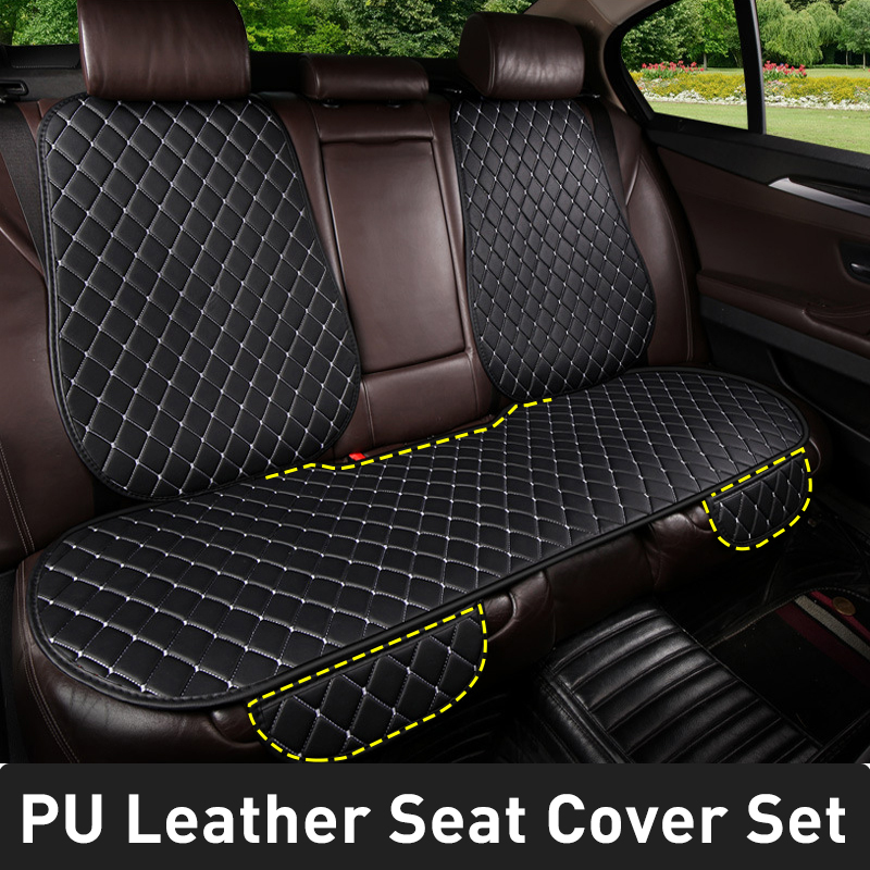 Leather Car Seat Covers Full Set Universal - PU 가죽 자동차 시트 커버 풀세트