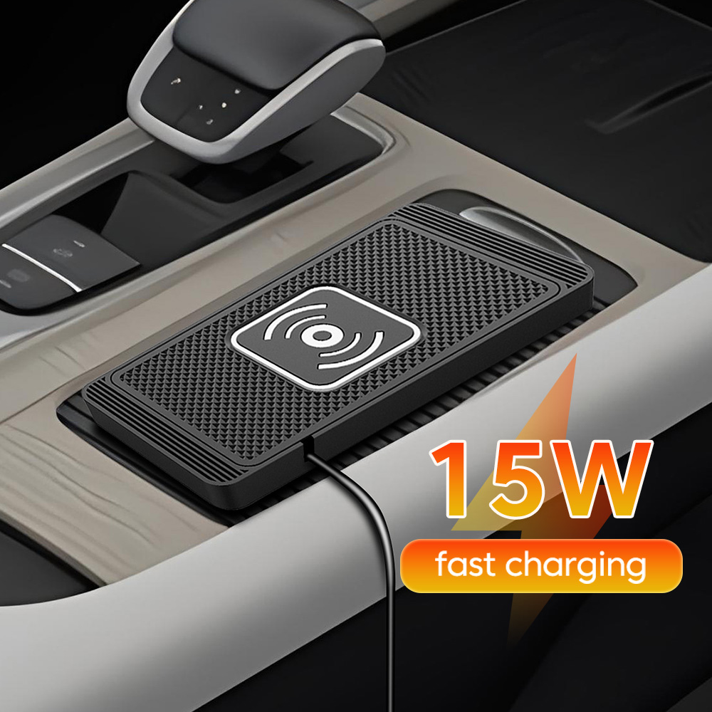 Wireless Car Charger Mount Fast Charging - 15W 무선 충전기 차량용 미끄럼 방지