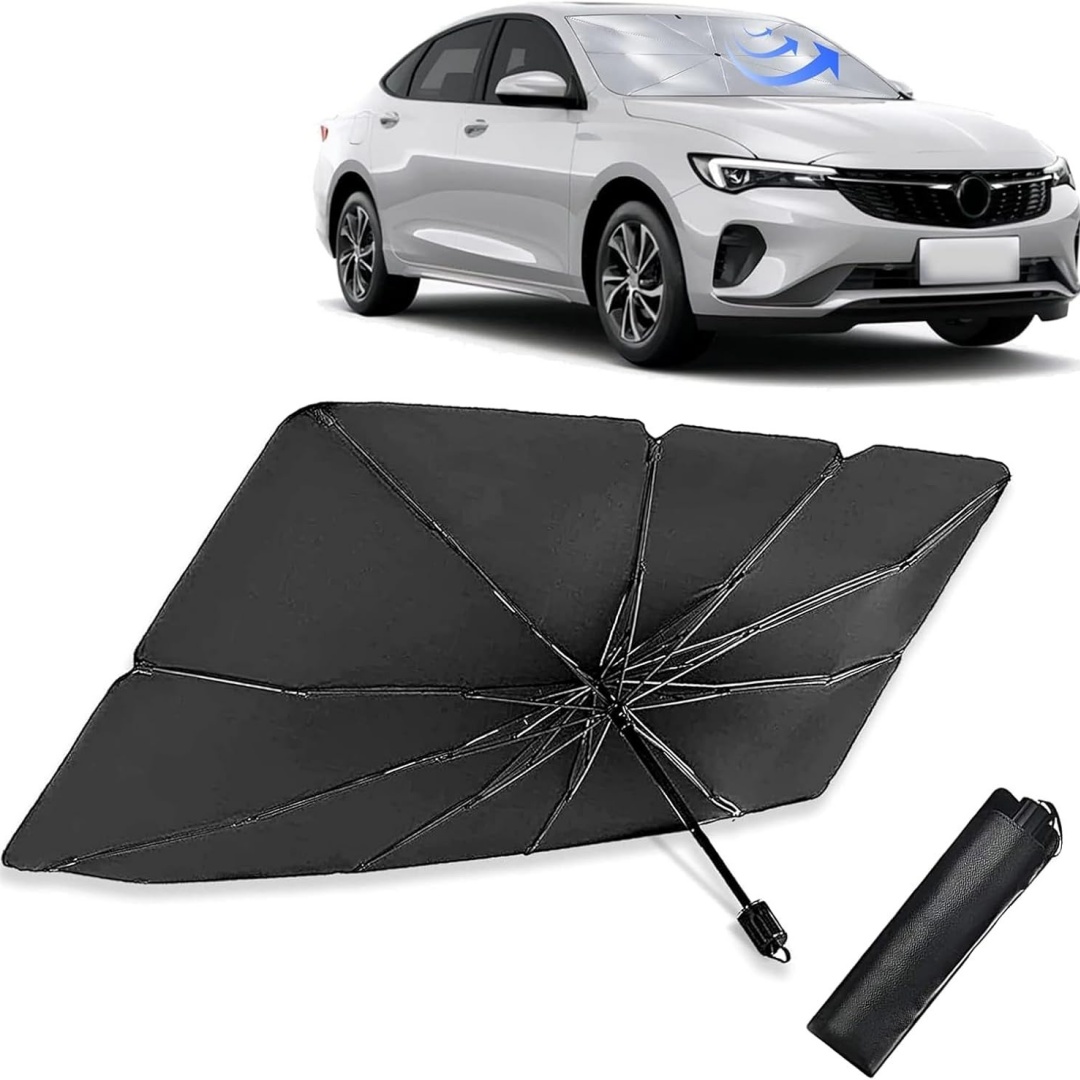 윈드실드 차양 우산, 3중 그래핀 10립 접이식 차량용 - Car Sunshade Windshield Umbrella Foldable 리뷰 및 가격