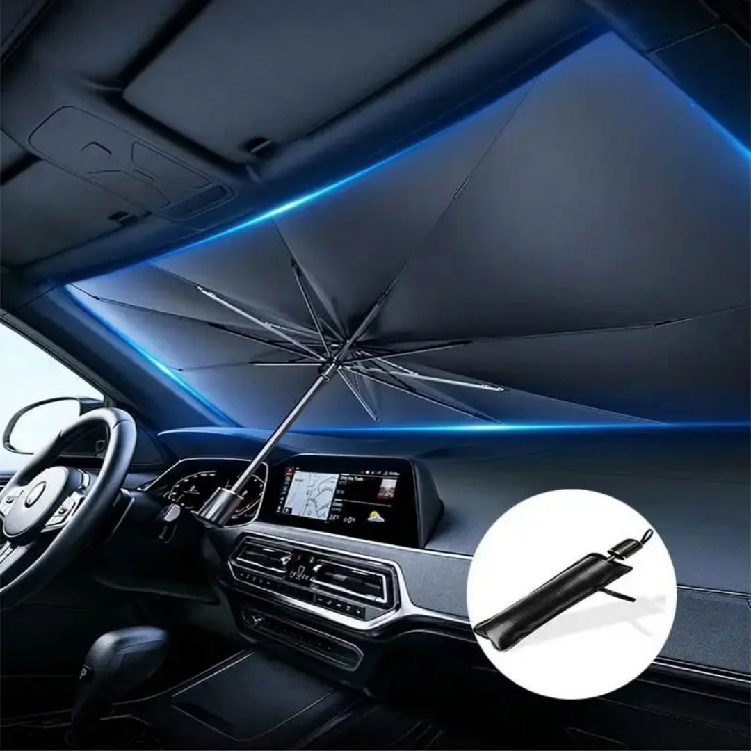 윈드실드 차양 우산, 3중 그래핀 10립 접이식 차량용 - Car Sunshade Windshield Umbrella Foldable 리뷰 및 가격