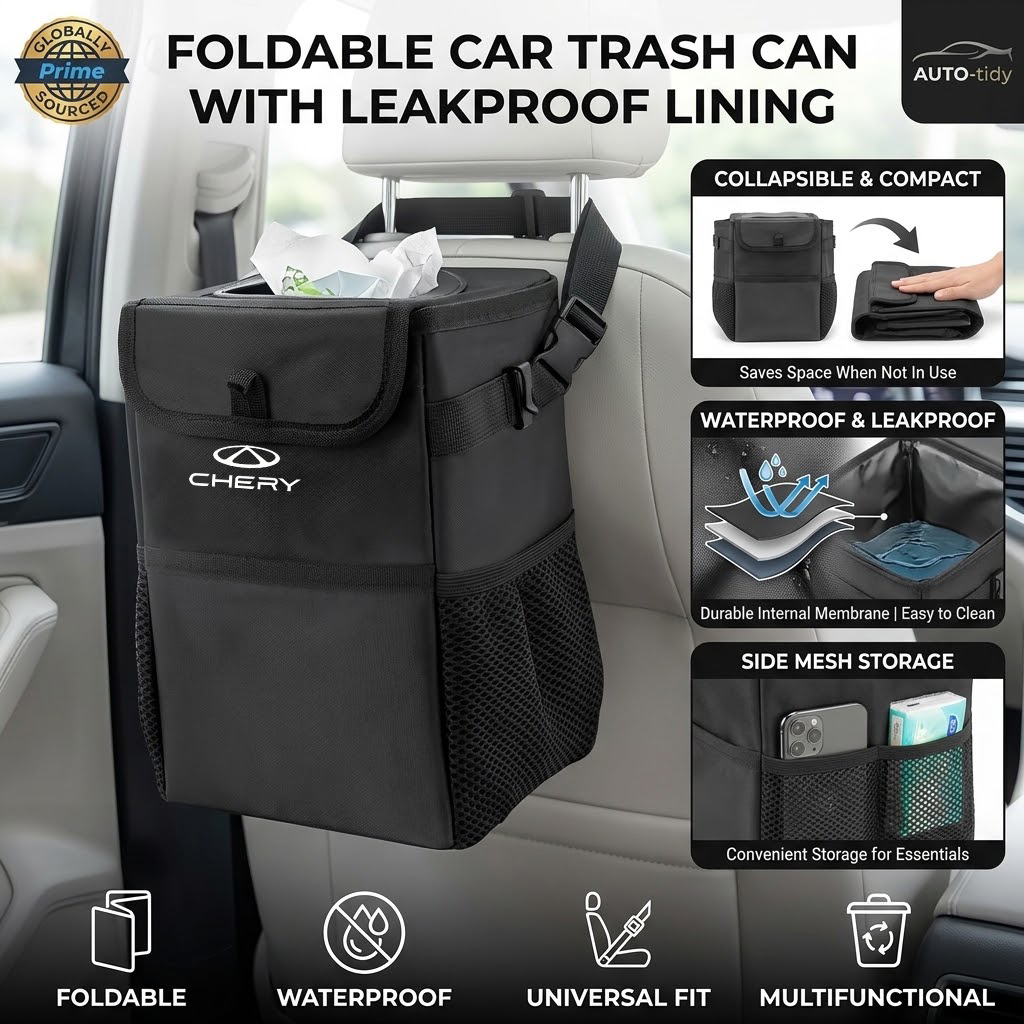 대용량, 접이식, 휴대용, 누수 방지, 방수 기능이 있 - Waterproof Car Trash Can With Lid 리뷰 및 가격