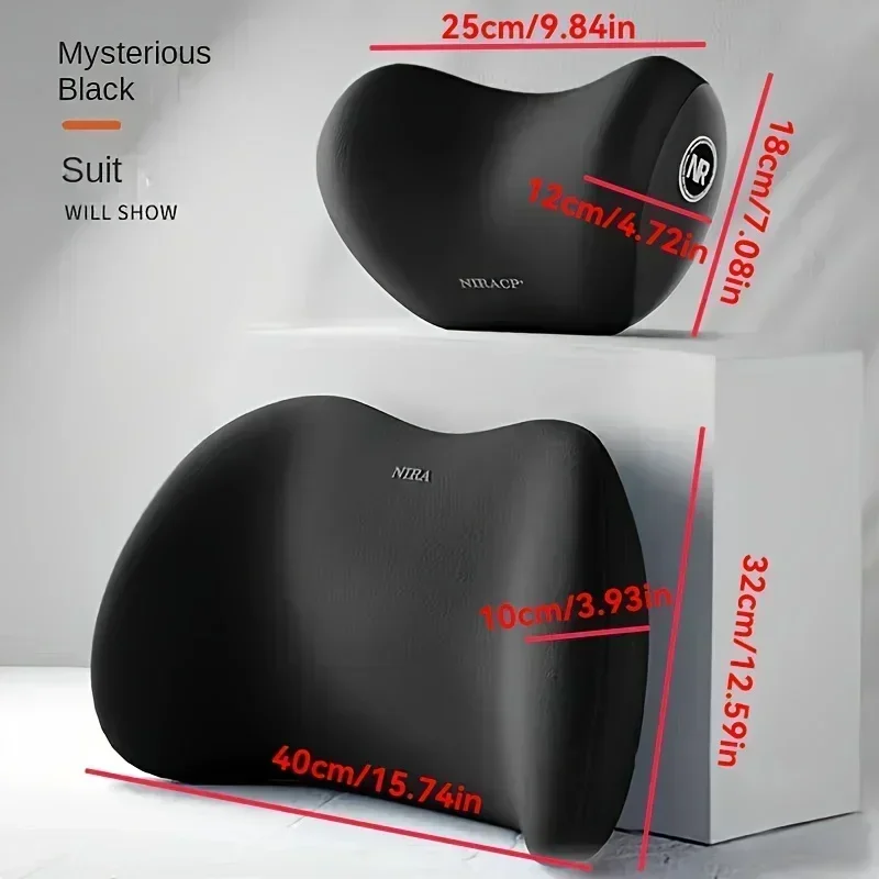 유니버설 자동차 헤드레스트 목 지지 베개, 메모리폼 시 - Memory Foam Car Neck Pillow Lumbar Support 리뷰 및 가격