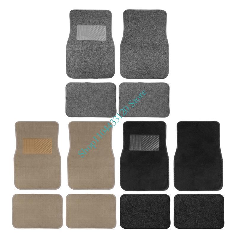 0XXD 4PCS 범용 자동차 바닥 매트 PVC 올 시 - Car Floor Mats Universal Waterproof Leather 리뷰 및 가격