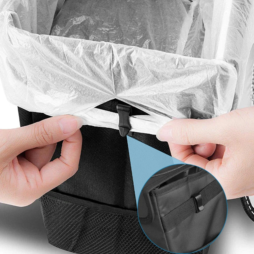 휴대용 방수 차량 쓰레기통 뚜껑과 주머니 포함 누수 방 - Waterproof Car Trash Can With Lid 리뷰 및 가격