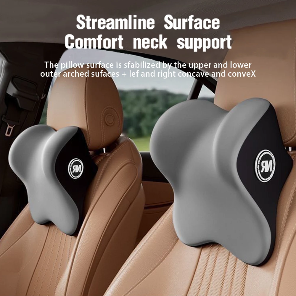 자동차 메모리 폼 머리 받침 세트 자동차 목 베개 자동 - Memory Foam Car Neck Pillow Lumbar Support 리뷰 및 가격