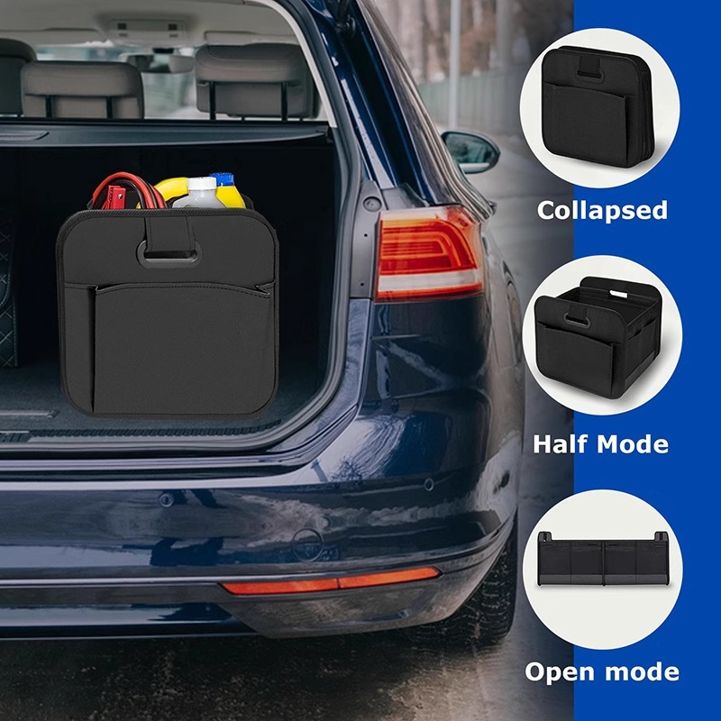 접이식 휴대용 자동차 트렁크 수납 박스, 측면 네트가  - Car Trunk Organizer Foldable Storage Box 리뷰 및 가격