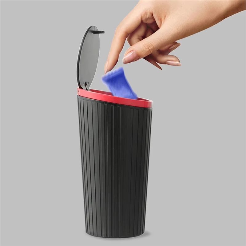 A60E-프레스형 자동차 쓰레기통(뚜껑 포함), 자동차 - Waterproof Car Trash Can With Lid 리뷰 및 가격