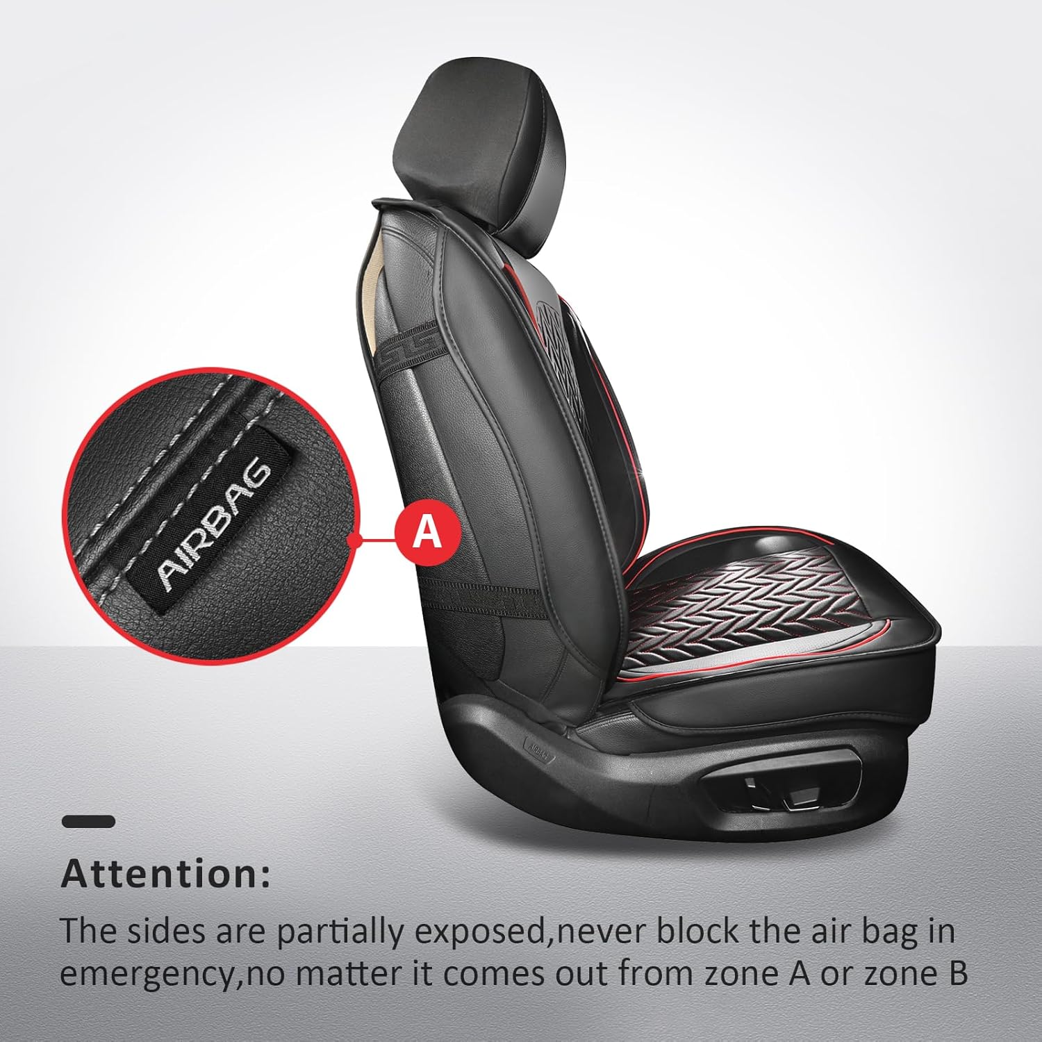 유니버설 카시트 보호 커버, 풀세트, 인조가죽, 블랙& - Leather Car Seat Covers Full Set Universal 리뷰 및 가격