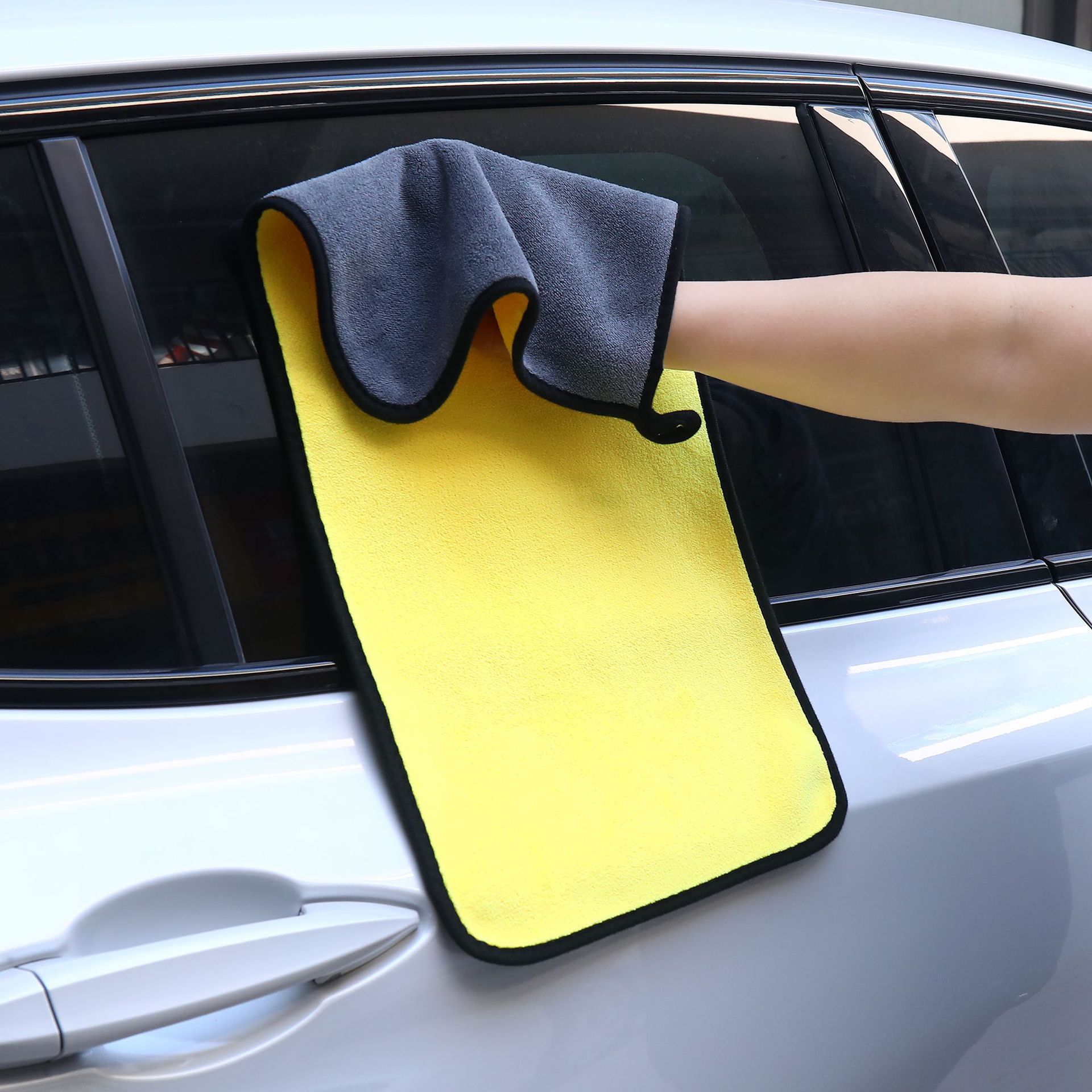 자동차 세척 타월 마이크로파이버 천 부드럽고 흡수력이  - Microfiber Car Drying Towel Super Absorbent 리뷰 및 가격