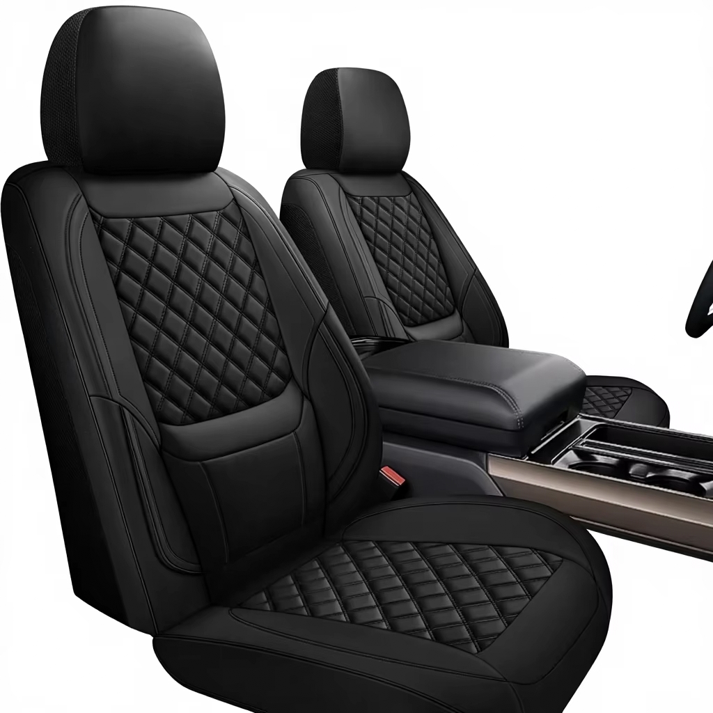 도매 유니버설 인조 가죽 앞뒤 비즈니스 스타일 풀세트  - Leather Car Seat Covers Full Set Universal 리뷰 및 가격