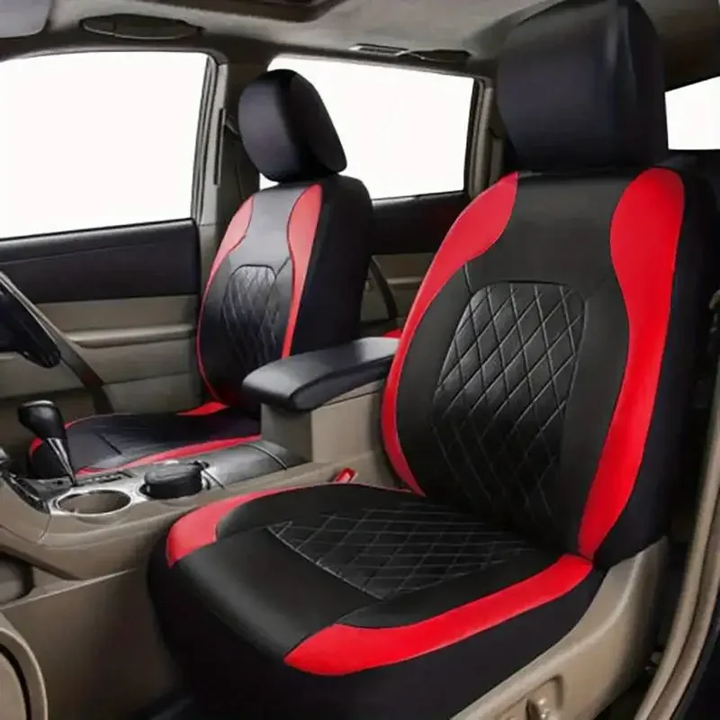 유니버설 인조가죽 자동차 시트 커버 풀세트 – 앞좌석과 - Leather Car Seat Covers Full Set Universal 리뷰 및 가격