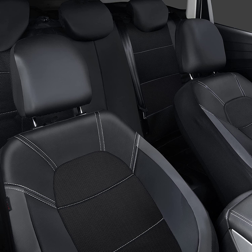 9 개/대 자동차 시트 커버 자동차 가죽 통기성 패브릭 - Leather Car Seat Covers Full Set Universal 리뷰 및 가격