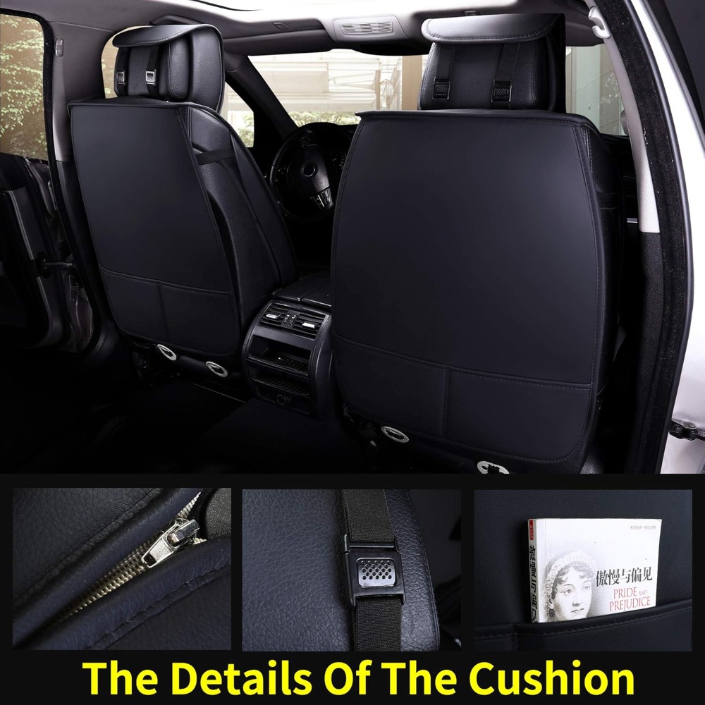 5개 세트 자동차 시트 커버 풀 세트 방수 가죽, 에어 - Leather Car Seat Covers Full Set Universal 리뷰 및 가격