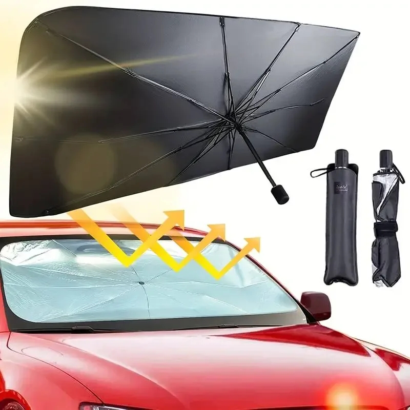자동차 차양 앞 유리 우산 전면 햇빛 그늘 파라솔 접이 - Car Sunshade Windshield Umbrella Foldable 리뷰 및 가격