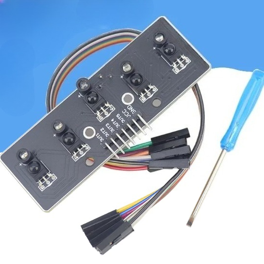 5채널 디지털 적외선 라인 추적 센서 모듈 전자 경쟁용 - Car Electronics 리뷰 및 가격