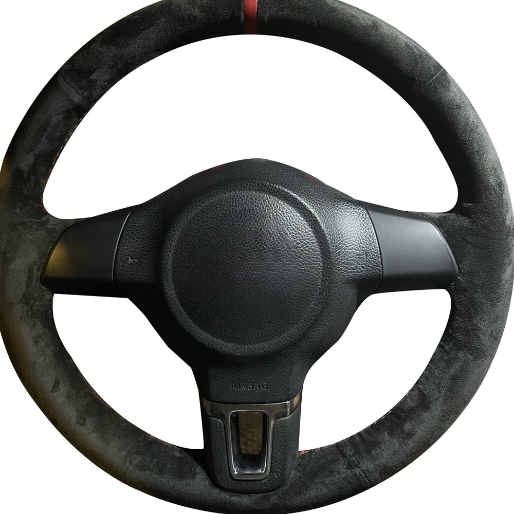 브레이드 자동차 핸들 커버, 미끄럼 방지 스웨이드 가죽 - Car Steering Wheel Cover Anti Slip Breathable 리뷰 및 가격