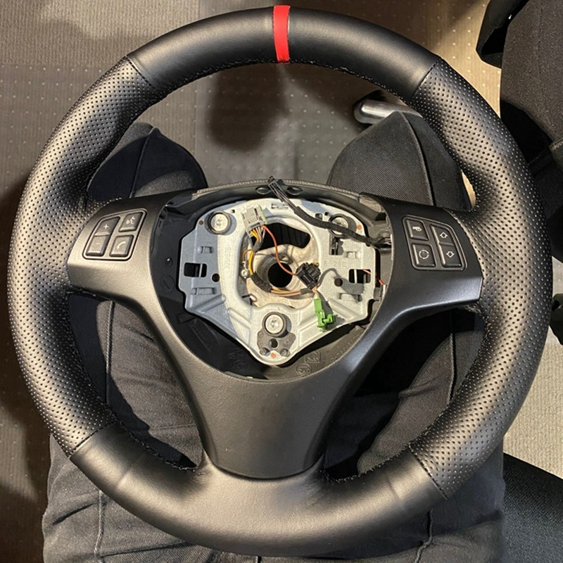 BMW M 스포츠 M3 E90 E91 E92 E93 E - Car Steering Wheel Cover Anti Slip Breathable 리뷰 및 가격
