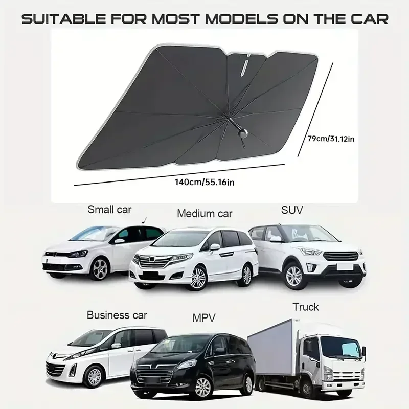 다목적 편리한 접이식 자동차 앞유리 차양막 인테리어 보 - Car Sunshade Windshield Umbrella Foldable 리뷰 및 가격