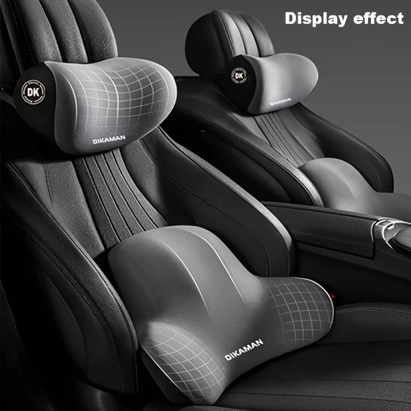 메모리폼 헤드레스트 요추 지지대 세트 인체공학적 목베개 - Memory Foam Car Neck Pillow Lumbar Support 리뷰 및 가격