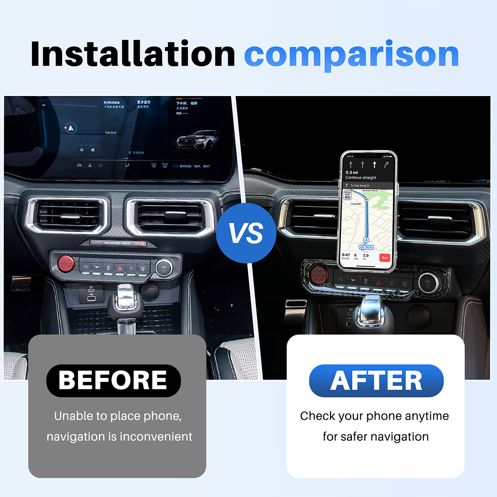 포드 머스탱 2024-2025 차량용 ABS 마그네틱  - Magnetic Phone Holder For Car Vent 리뷰 및 가격