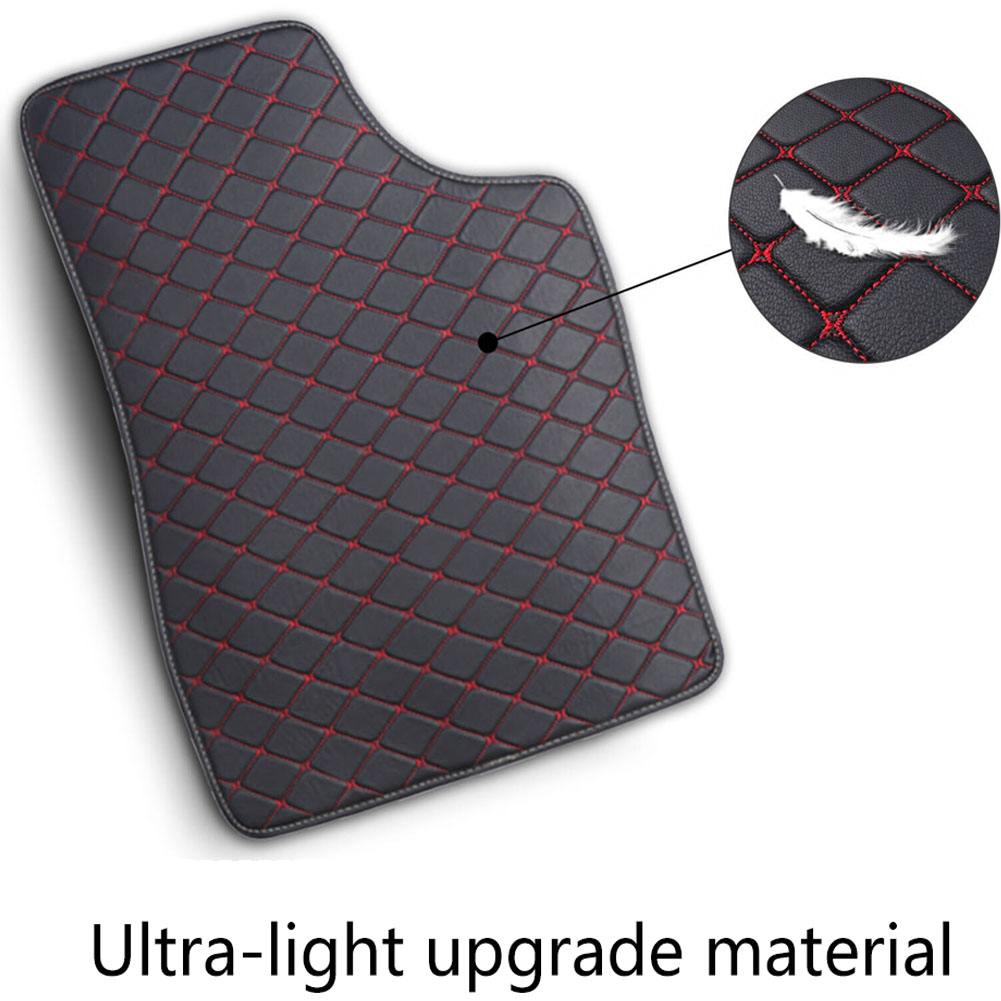 가죽 자동차 바닥 매트, 범용 PVC 방수 자동차 카펫 - Car Floor Mats Universal Waterproof Leather 리뷰 및 가격