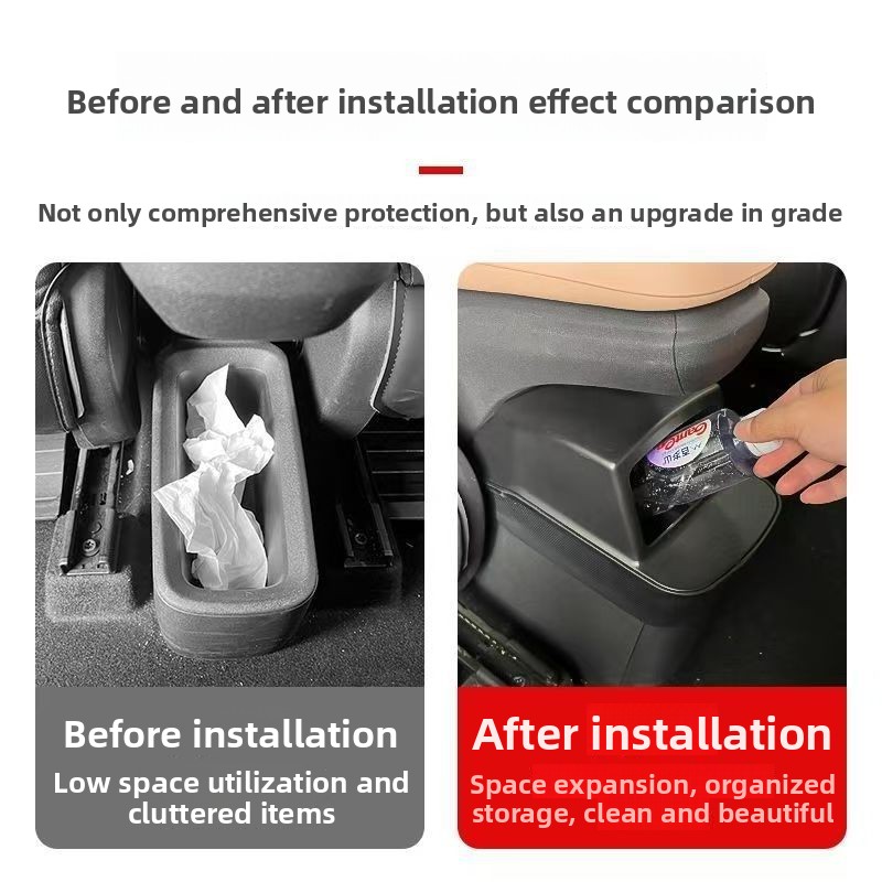 BYD Seagull 2023+ 용 실리콘 후면 보관함 - Waterproof Car Trash Can With Lid 리뷰 및 가격