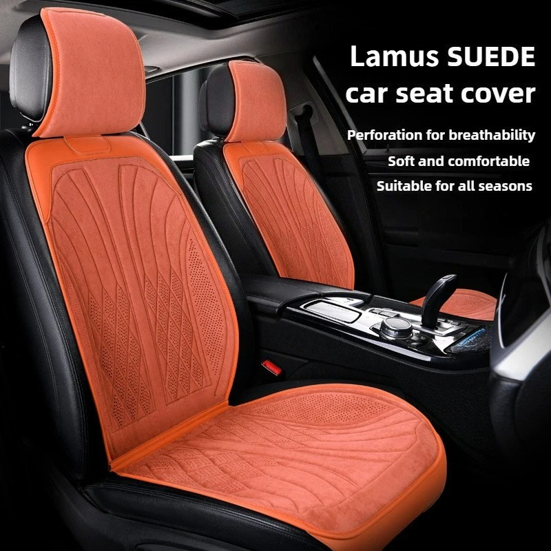 럭셔리 스웨이드 가죽 자동차 시트 보호 매트 사계절용  - Leather Car Seat Covers Full Set Universal 리뷰 및 가격