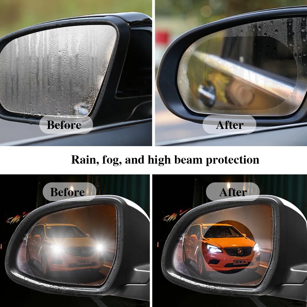 2pcs 유니버설 안티-안개 방지 눈부심 방지 방수 자 - Anti Glare Car Rearview Mirror Film 리뷰 및 가격
