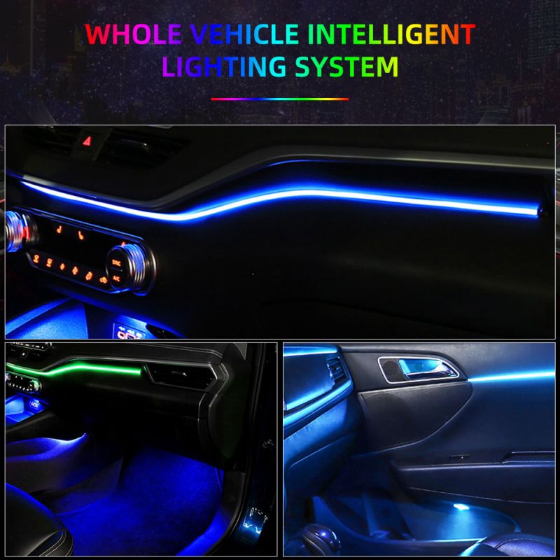 LED 자동차 실내 무드등 64 RGB 심포니 아크릴  - Led Ambient Interior Car Lights App Control 리뷰 및 가격
