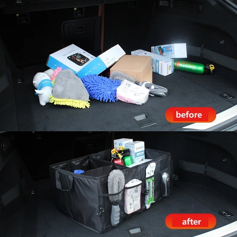 접이식 대용량 자동차 트렁크 수납함, 자동차 캠핑, 피 - Car Trunk Organizer Foldable Storage Box 리뷰 및 가격