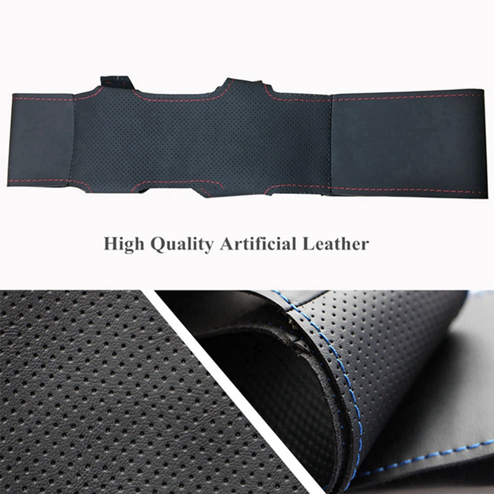 새로운 자동차 스티어링 휠 커버 안티 슬립 인공 가죽  - Car Steering Wheel Cover Anti Slip Breathable 리뷰 및 가격