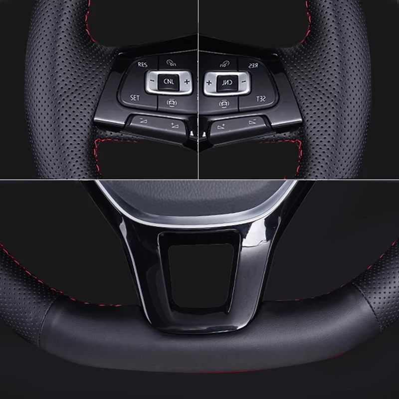 Toyota Avensis 2003-2007 용 맞춤형 - Car Steering Wheel Cover Anti Slip Breathable 리뷰 및 가격