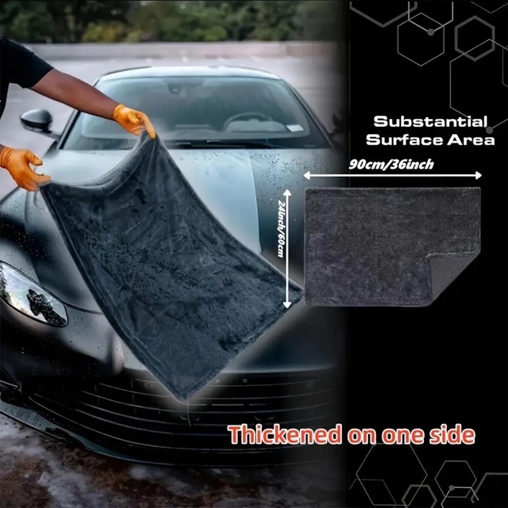 대형 짙은 회색 자동차 마이크로 화이버 타월 강력 흡수 - Microfiber Car Drying Towel Super Absorbent 리뷰 및 가격
