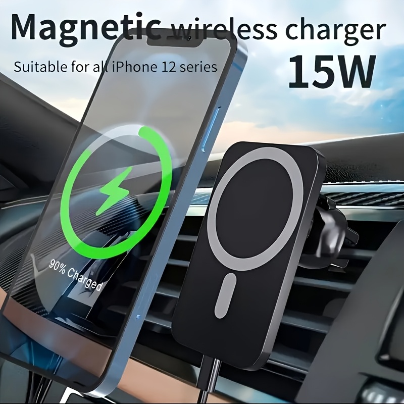 15W 마그네틱 차량용 무선 충전기 고속 충전 조절 가 - Wireless Car Charger Mount Fast Charging 리뷰 및 가격