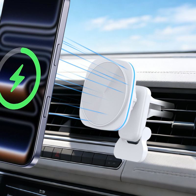 15W 마그네틱 차량용 무선 충전기 LED 에어벤트 클 - Magnetic Phone Holder For Car Vent 리뷰 및 가격