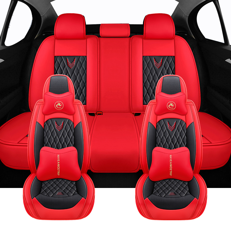 Mitsubishi L200 ASX Outlander  - Leather Car Seat Covers Full Set Universal 리뷰 및 가격