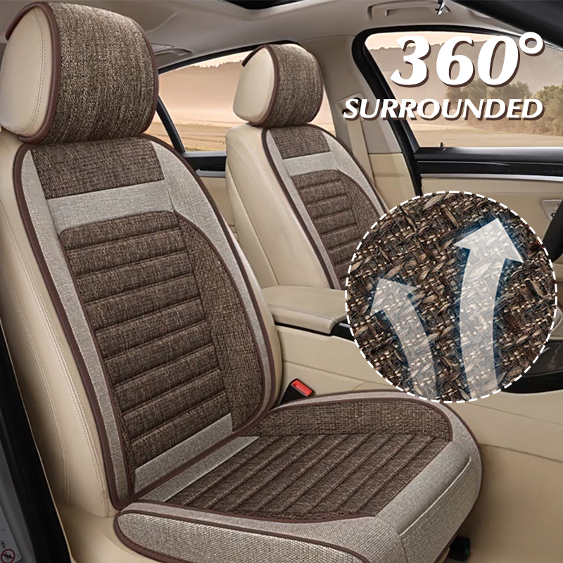 유니버셜 린넨 풀세트 카시트 커버 360 °   서라운 - Leather Car Seat Covers Full Set Universal 리뷰 및 가격