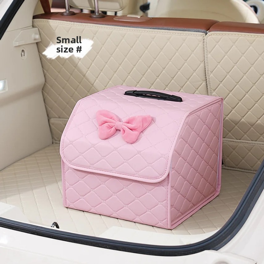 자동차 트렁크 수납함, 다이아몬드 패턴 접이식 자동차  - Car Trunk Organizer Foldable Storage Box 리뷰 및 가격