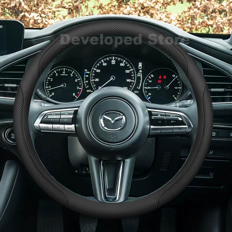 마쓰다 3 악셀라 BP 마쓰다 3 스카이액티브 X AW - Car Steering Wheel Cover Anti Slip Breathable 리뷰 및 가격