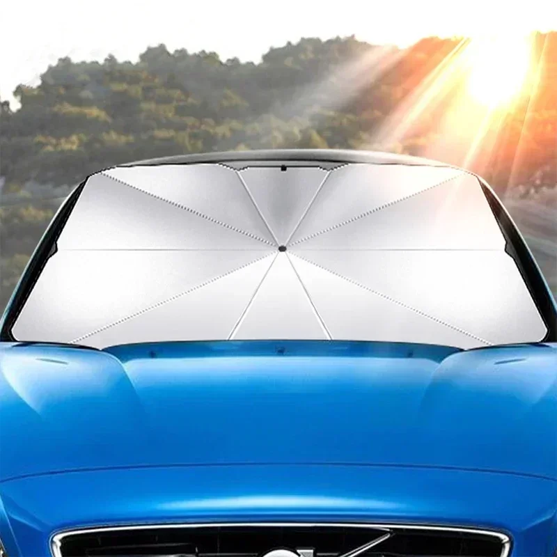 자동차 햇빛 가리개 접이식 앞유리 우산형 차양막 자동차 - Car Sunshade Windshield Umbrella Foldable 리뷰 및 가격