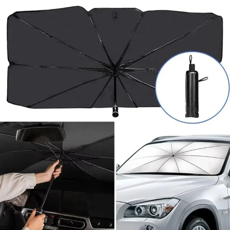 자동차 햇빛 가리개 접이식 앞유리 우산형 차양막 자동차 - Car Sunshade Windshield Umbrella Foldable 리뷰 및 가격