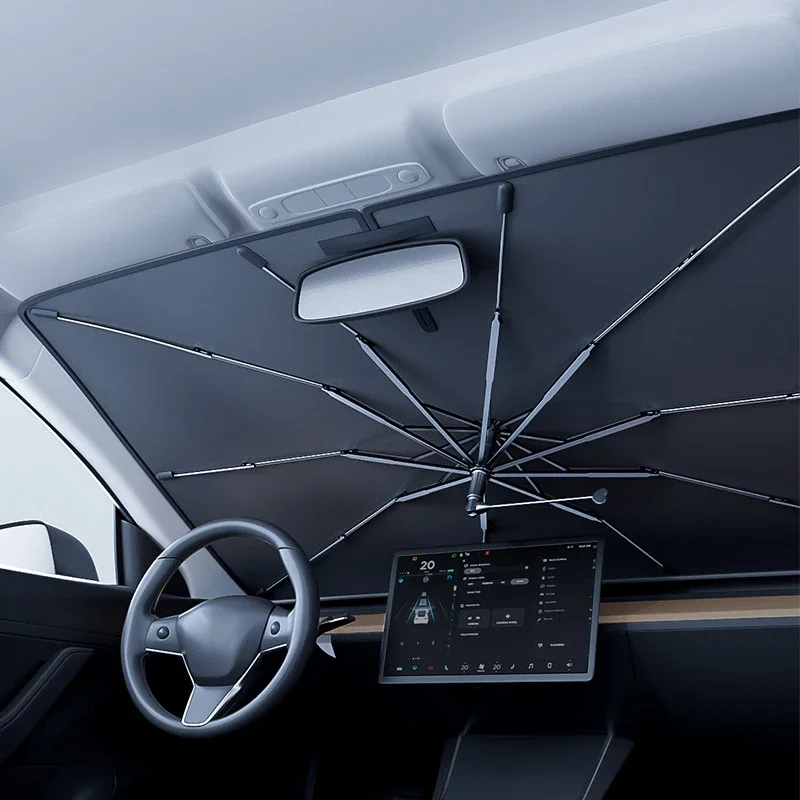 차량용 접이식 햇빛 가리개, 앞유리 차양막, 자외선 차 - Car Sunshade Windshield Umbrella Foldable 리뷰 및 가격