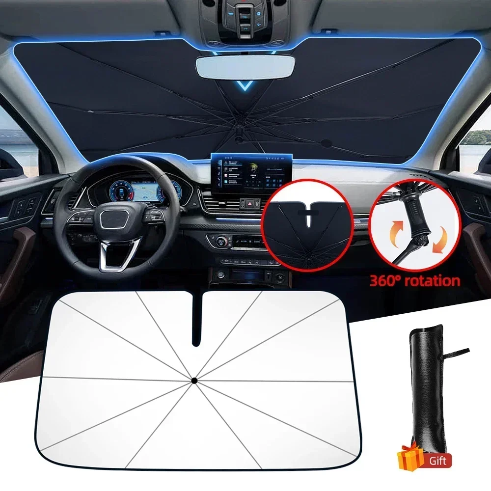 차량용 접이식 햇빛 가리개, 앞유리 차양막, 자외선 차 - Car Sunshade Windshield Umbrella Foldable 리뷰 및 가격