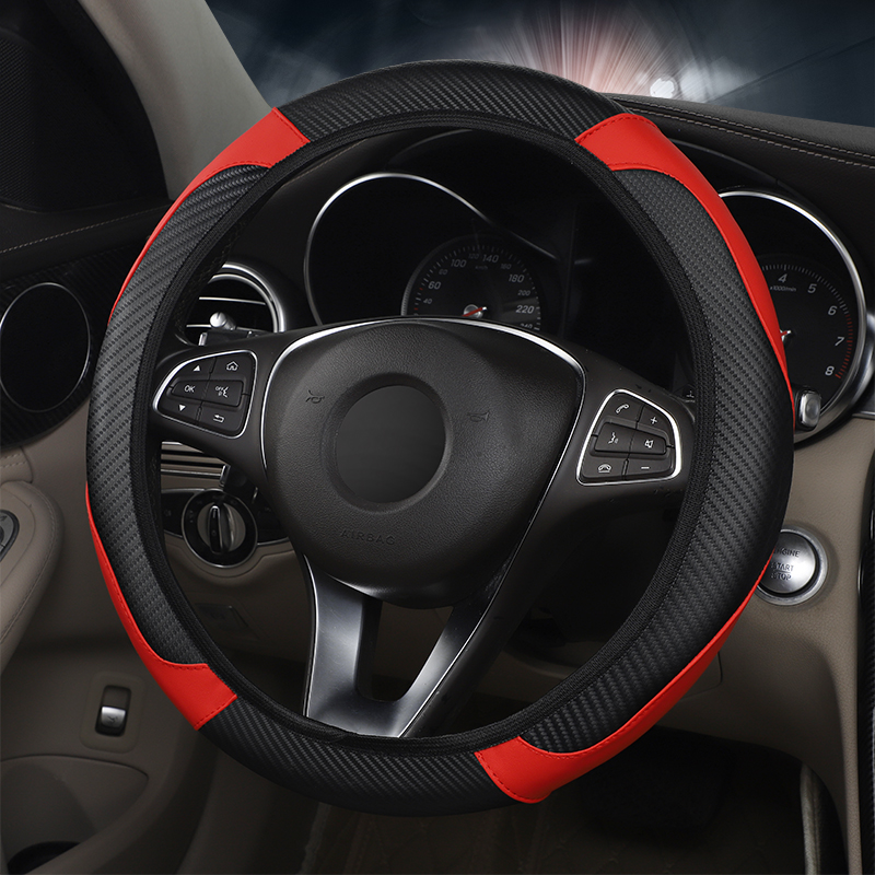자동차 핸들 커버 통기성 안티 슬립 PU 가죽 스티어링 - Car Steering Wheel Cover Anti Slip Breathable 리뷰 및 가격