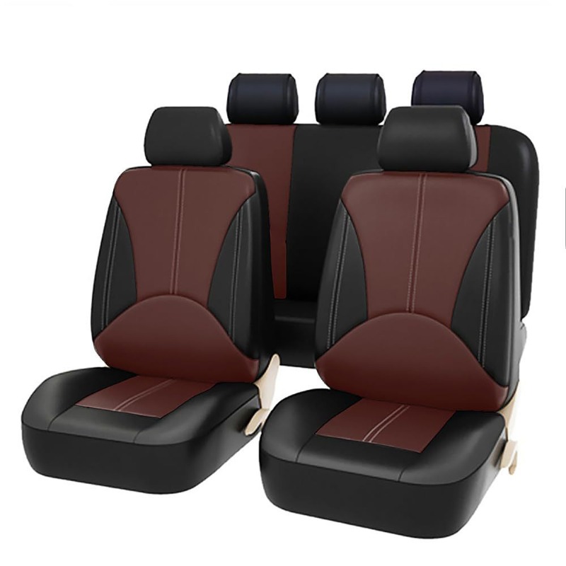 유니버셜 블랙 PU 가죽 자동차 시트 커버 풀세트 4/ - Leather Car Seat Covers Full Set Universal 리뷰 및 가격